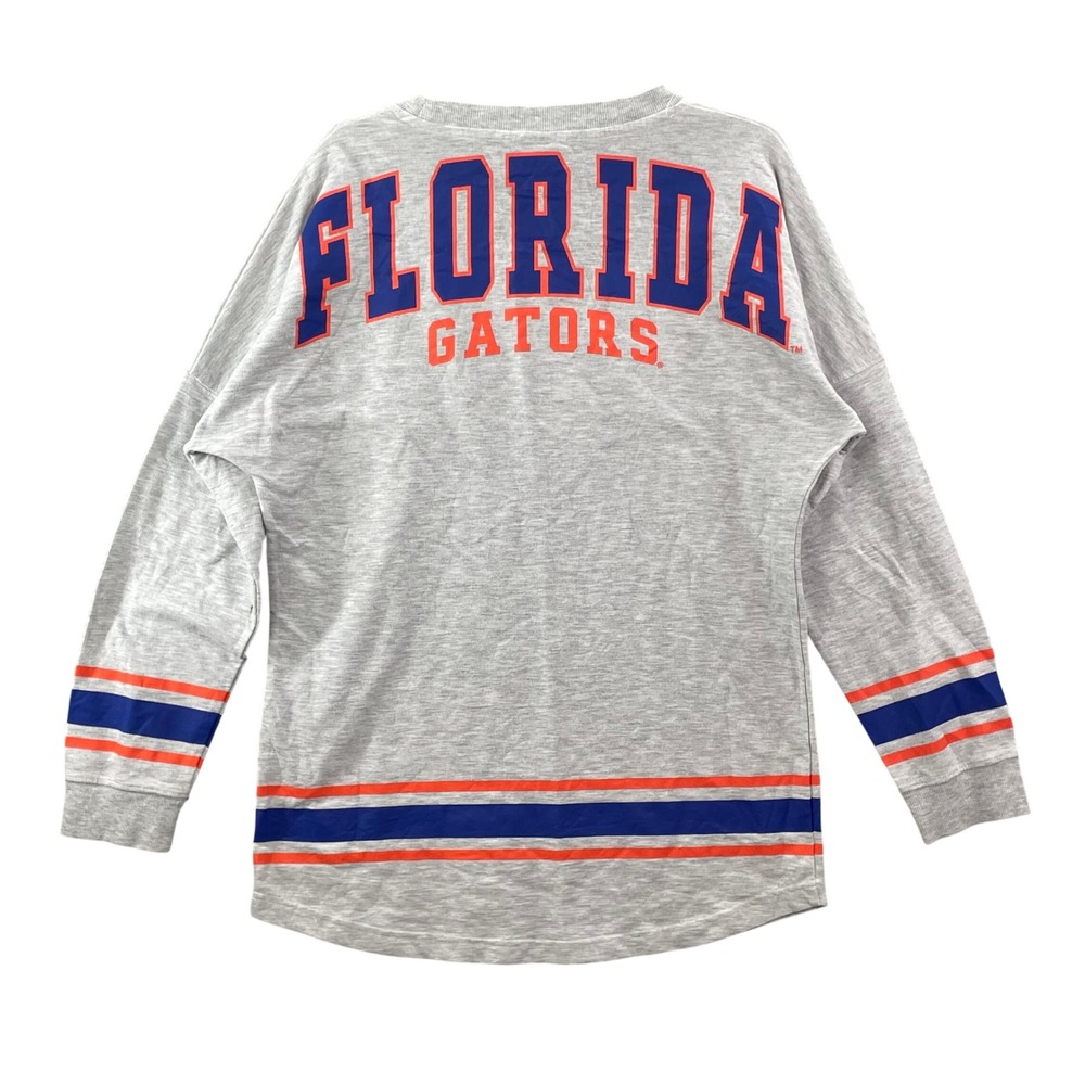 Colosseum Florida Gators Spirit Jersey Women Large Gray NCAA Fan Gear Sportswear